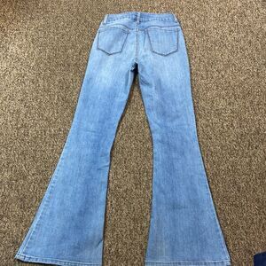Vintage Mudd Blue Flare Wide Leg Jeans Size 7